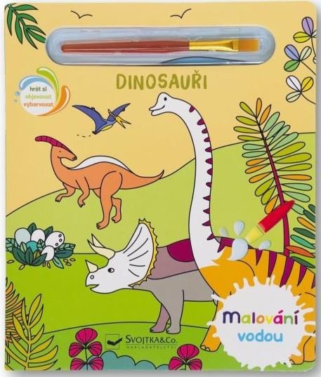 Carte Dinosauři - Malování vodou 