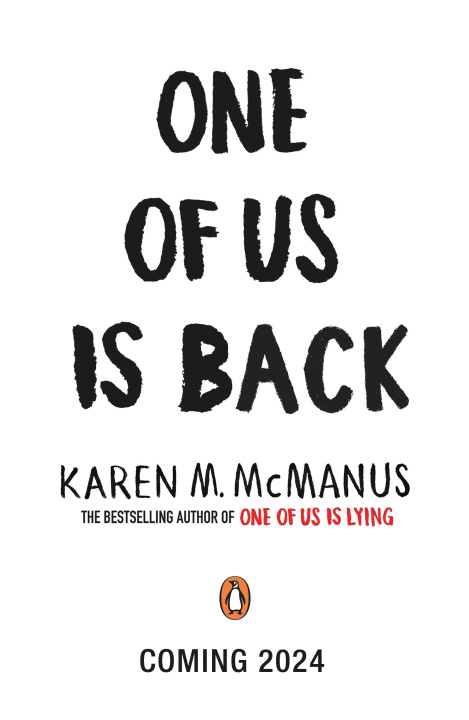 Carte One of Us is Back Karen M. McManus