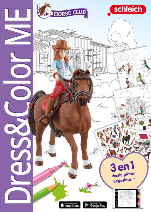 Книга Schleich horse club (Dress & color ME A4) 