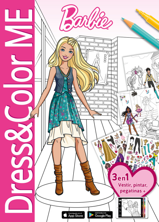 Könyv Barbie (Dress & color ME A4) 