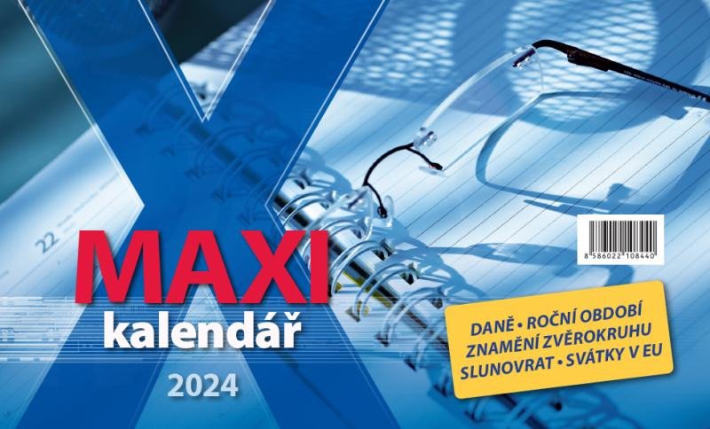 Kalendář/Diář Kalendář 2024 Maxi kalendář, stolní 