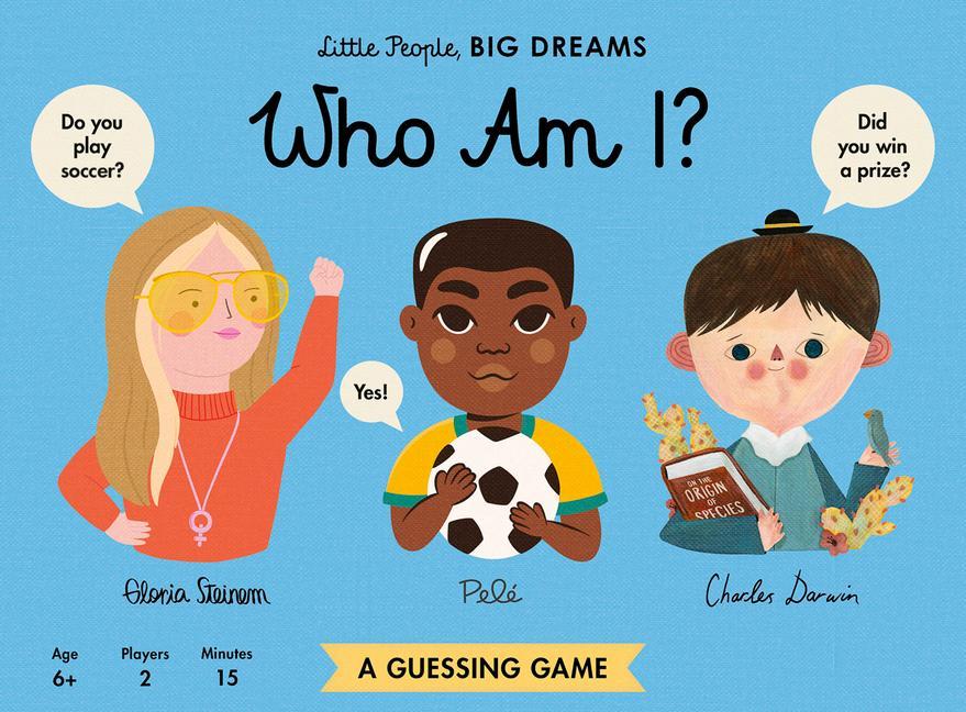 thumbnail image 2 of Little People Big Dreams Guessing Game - Who Am I? Educational Family Card Game 2 of 14
