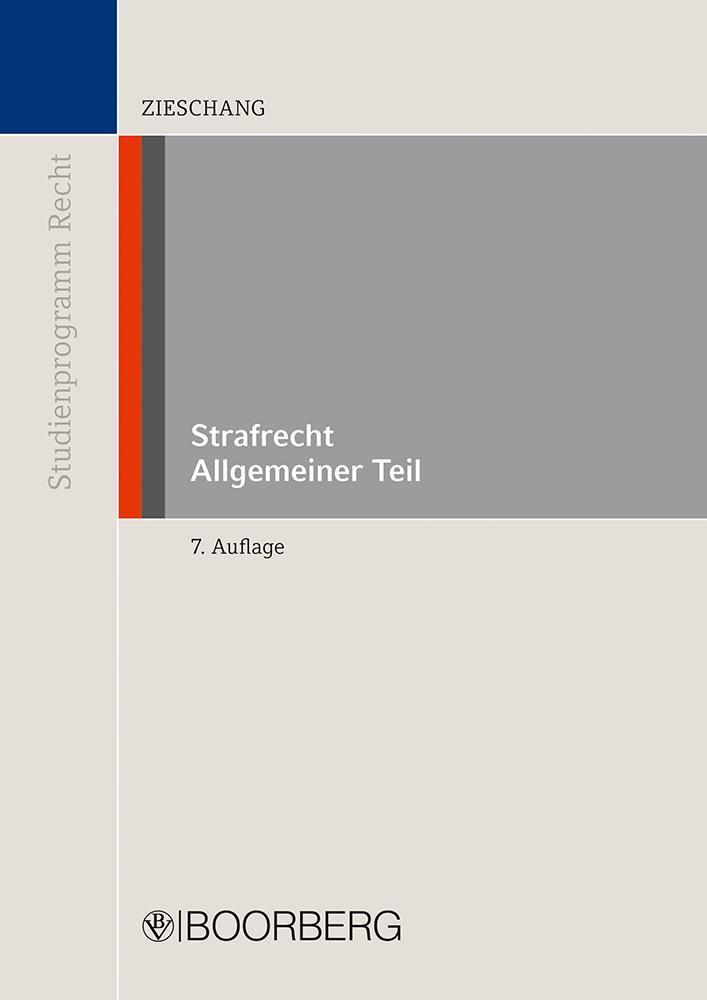 Buch Strafrecht Allgemeiner Teil Frank Zieschang
