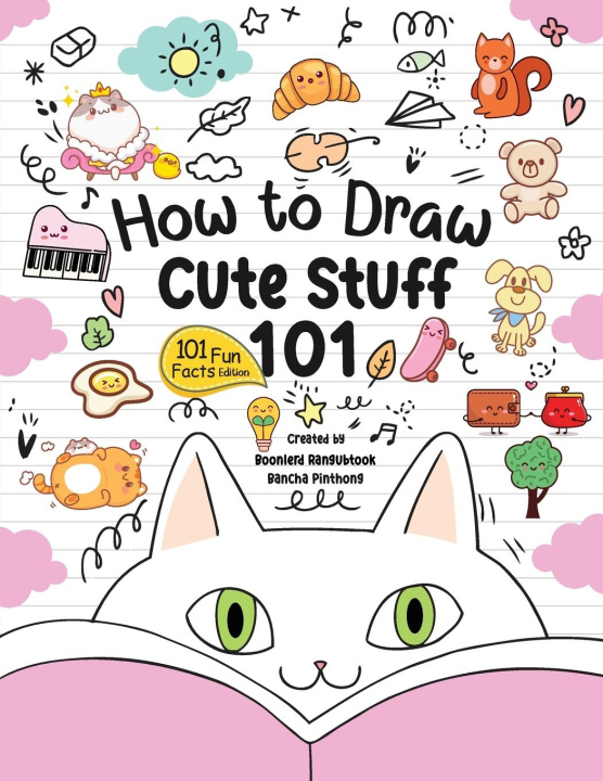 Könyv How to Draw 101 Cute Stuff for Kids Boonlerd Rangubtook