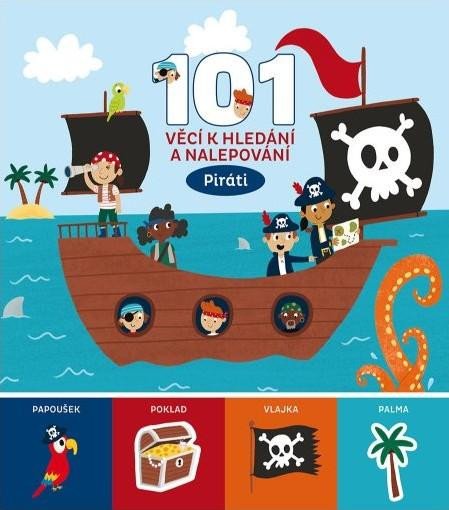 Carte 101 věcí k hledání a nalepování Piráti 