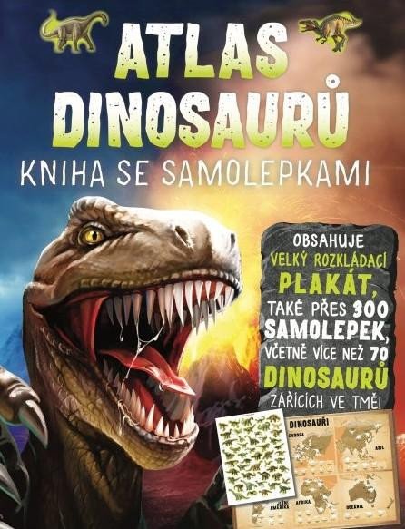 Kniha Atlas dinosaurů - Kniha se samolepkami John Malam