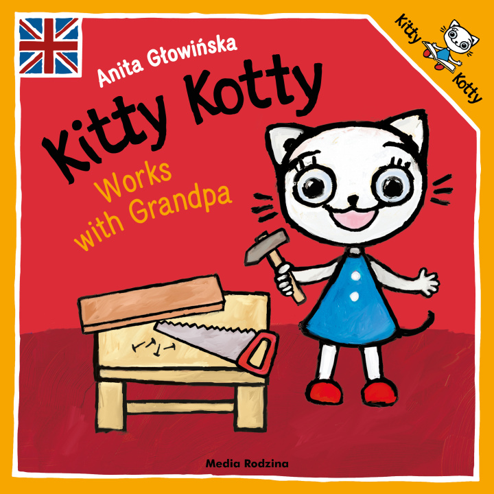 Książka Kitty Kotty works with Grandpa Głowińska Anita