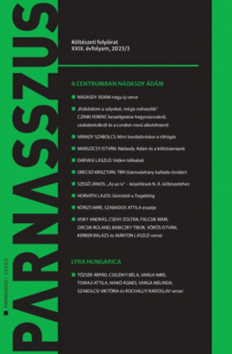 Knjiga Parnasszus 2023/3 