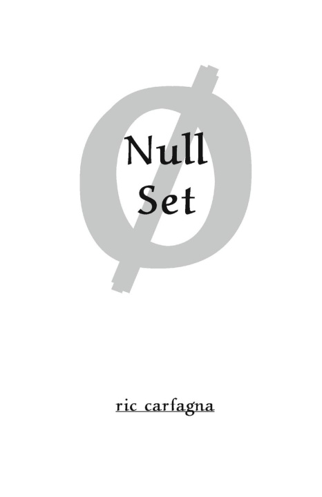 Knjiga Null Set Ric Carfagna