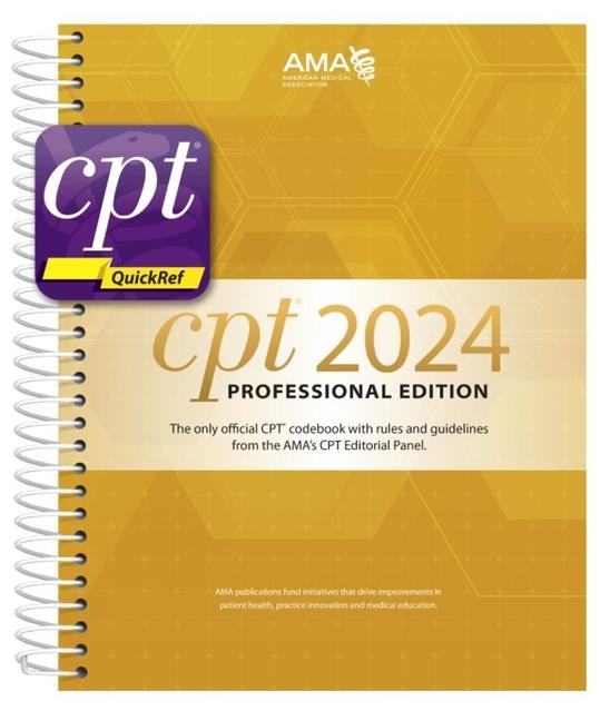 Knjiga CPT Professional 2024 and CPT Quickref App Bundle 