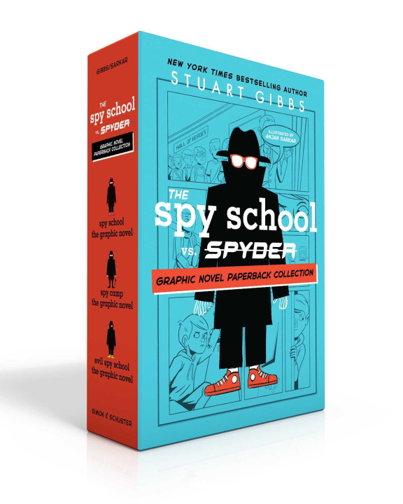 Carte The Spy School vs. Spyder Graphic Novel Paperback Collection (Boxed Set): Spy School the Graphic Novel; Spy Camp the Graphic Novel; Evil Spy School th Anjan Sarkar