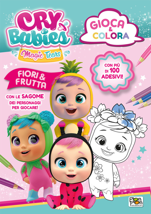 Carte Fiori & frutta. Gioca & colora. Cry Babies Emanuela Brumana
