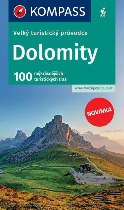 Tiskovina Dolomity - velký turistický průvodce 