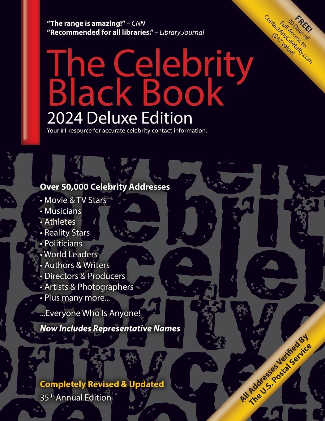 Buch The Celebrity Black Book 2024 (Deluxe Edition) 