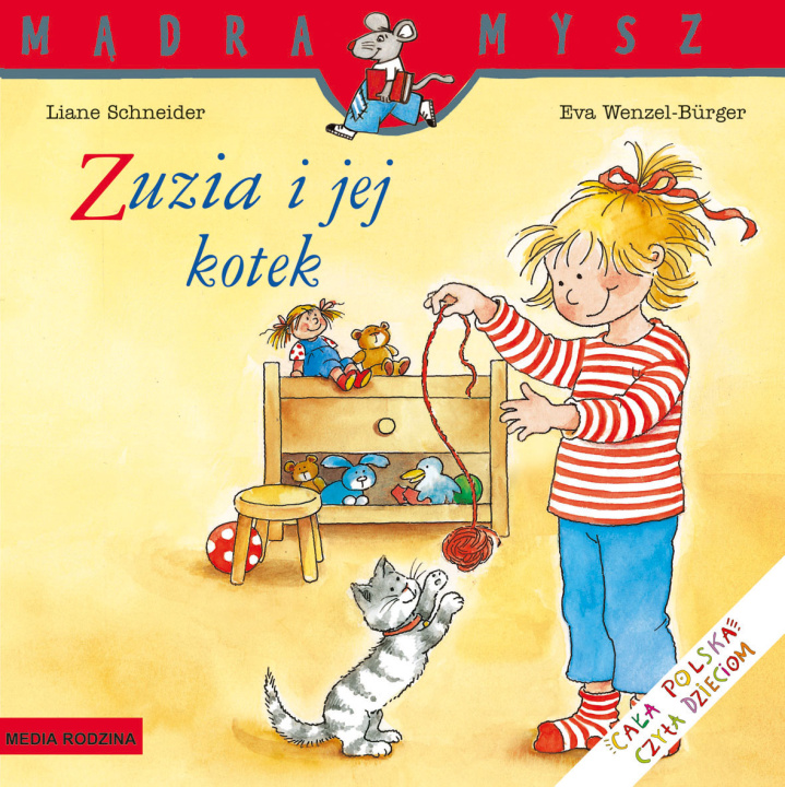 Kniha Mądra Mysz Zuzia i jej kotek Schneider Liane