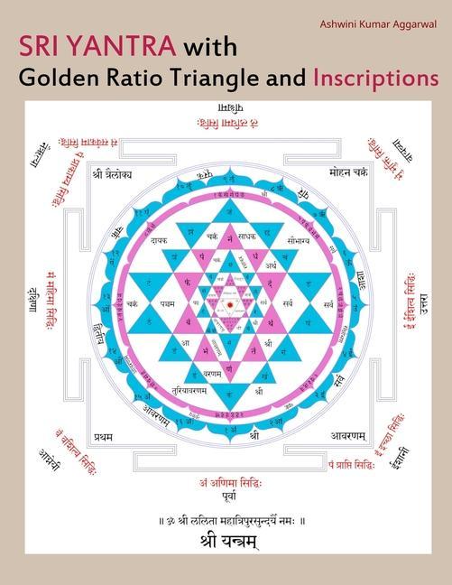 Könyv Sri Yantra with Golden Ratio Triangle and Inscriptions 