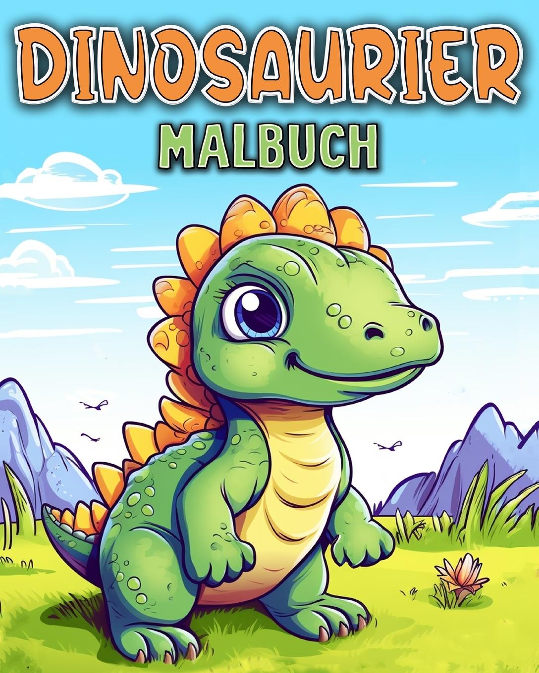 Kniha Dinosaurier Malbuch 