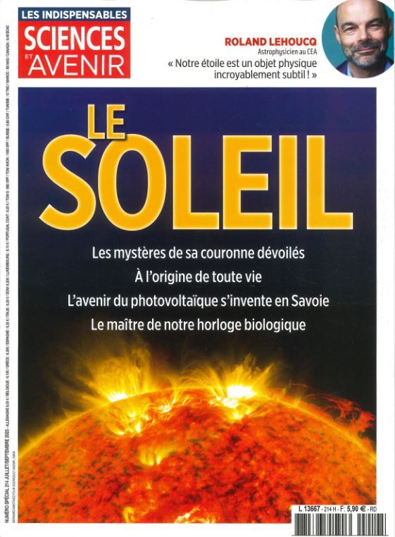 Knjiga Sciences et Avenir HS n°214 :  Le Soleil - Juillet-Septembre 2023 