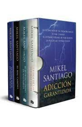 Kniha ESTUCHE MIKEL SANTIAGO ADICCION GARANTIZADA MIKEL SANTIAGO