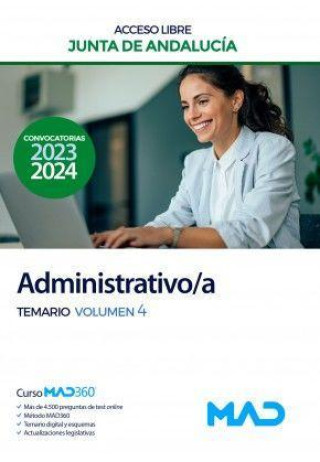 Knjiga ADMINISTRATIVO/A JUNTA ANDALUCIA ACCESO LIBRE TE NAVAS DUEÑAS