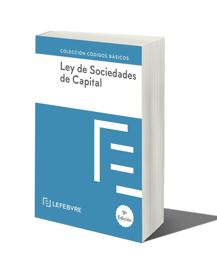 Книга LEY DE SOCIEDADES DE CAPITAL 9ª ED 23 CODIGO BASICO 