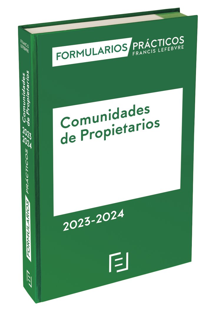 Knjiga FORMULARIOS PRACTICOS COMUNIDADES DE PROPIETARIOS 2023 2024 