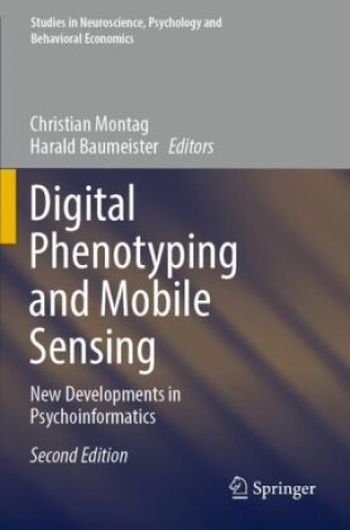 Kniha Digital Phenotyping and Mobile Sensing Christian Montag
