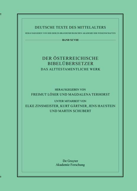 Kniha Das Alttestamentliche Werk Freimut Löser