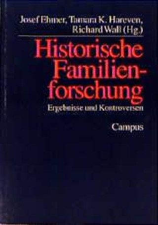 Knjiga Historische Familienforschung Tamara K. Hareven