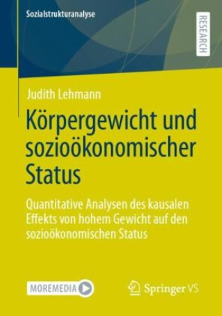Kniha Körpergewicht und sozioökonomischer Status Judith Lehmann