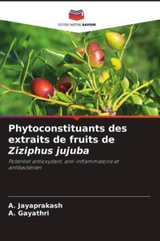 Carte Phytoconstituants des extraits de fruits de Ziziphus jujuba A. Gayathri