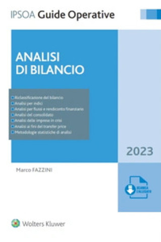 Книга Analisi di bilancio 2023 Marco Fazzini