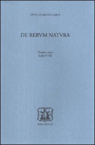 Livre De rerum natura Tito Lucrezio Caro