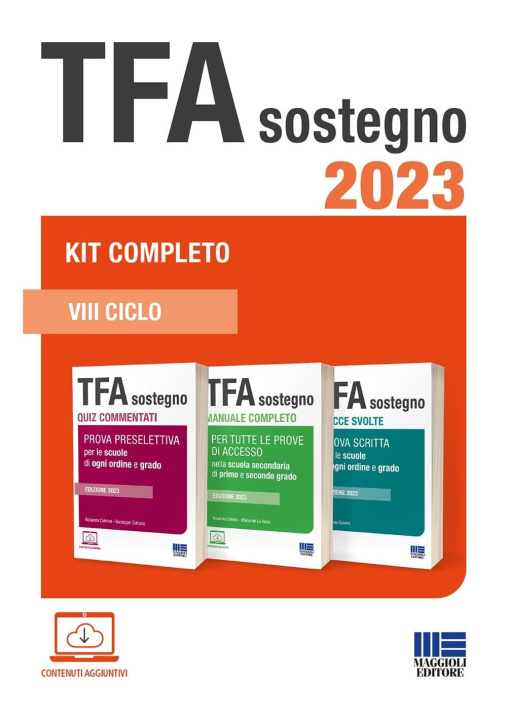Kniha TFA sostegno 2023. Kit completo Rosanna Calvino