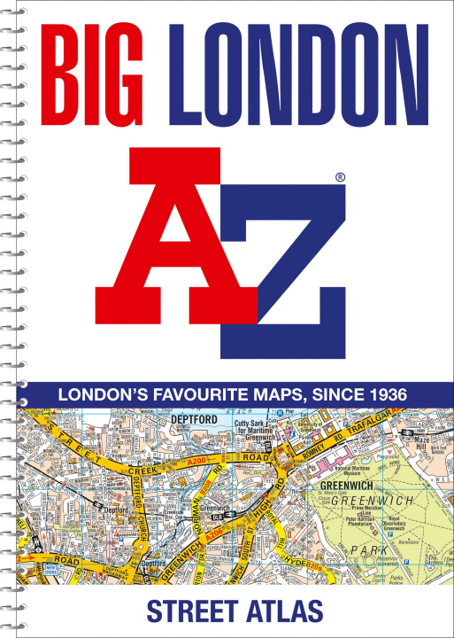 Carte Big London A-Z Street Atlas A-Z Maps