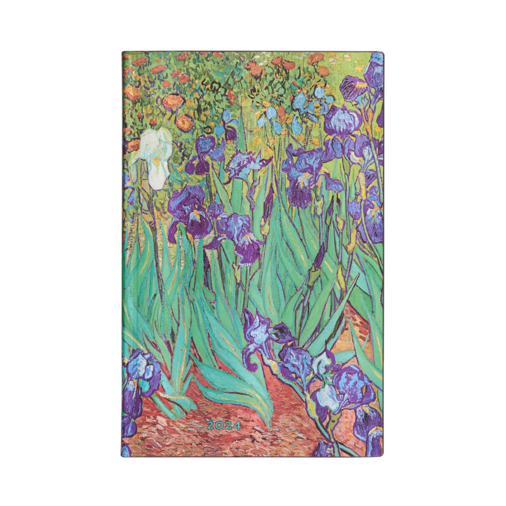 Kniha Van Gogh's Irises (Van Gogh's Irises) Maxi 12-month Dayplanner 2024 Paperblanks