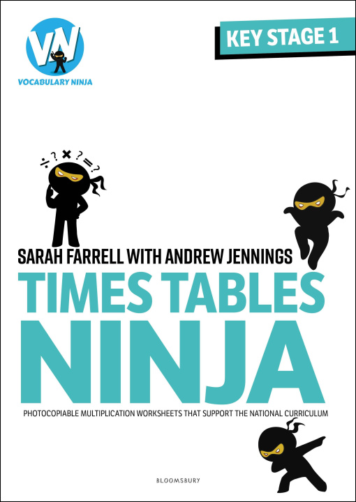 Książka Times Tables Ninja for KS1 Sarah Farrell