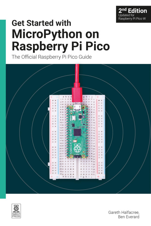 Kniha Get Started with MicroPython on Raspberry Pi Pico Gareth Halfacree