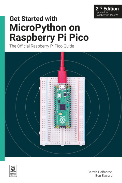 Książka Get Started with MicroPython on Raspberry Pi Pico Gareth Halfacree