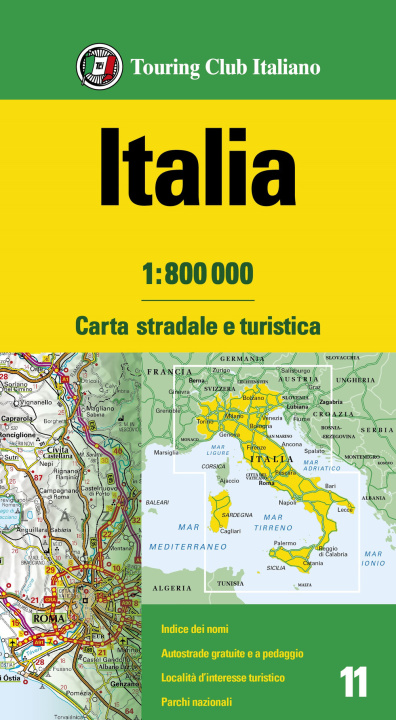 Materiale tipărite Italia 1:800.000 