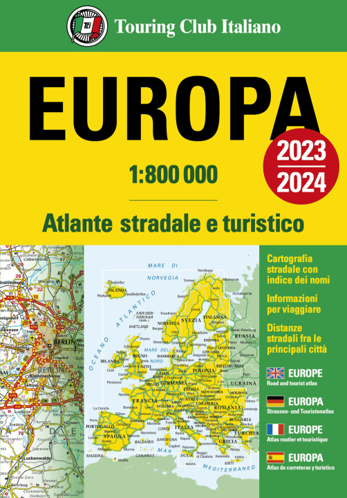 Kniha Europa. Atlante stradale e turistico 1:800.000 