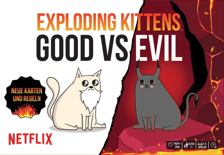 Hra/Hračka Exploding Kittens: Good vs. Evil Matthew Inman