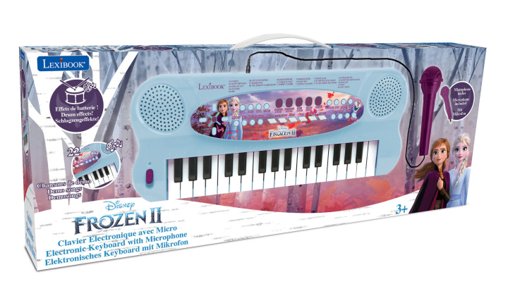 Kniha Klawiatura elektryczna Disney Frozen z mikrofonem 32 klawisze K703FZ 