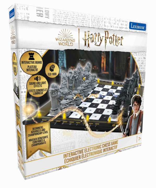 Kniha Elektroniczna gra w szachy Harry Potter z efektami świetlnymi CG3000HP 