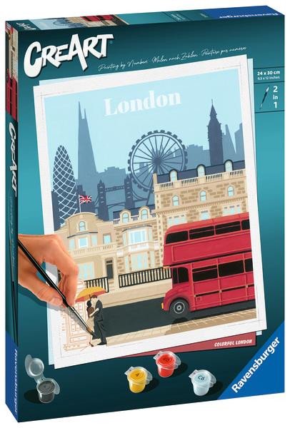 Knjiga Ravensburger CreArt Trendy města: Londýn 