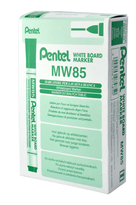 Carte Marker ekonomiczny suchościeralny MW85 zielony 12 szt. 
