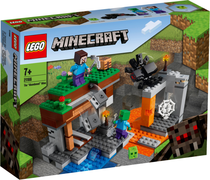 Carte Lego Minecraft Opuszczona kopalnia 21166 