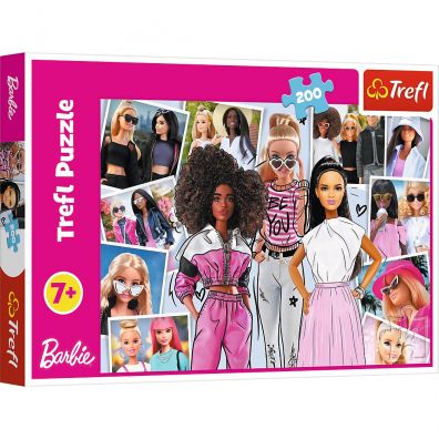 Joc / Jucărie Puzzle 200 W świecie Barbie 13301 