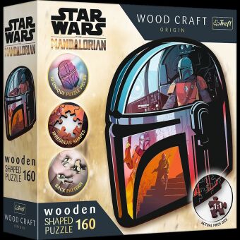 Joc / Jucărie Holz Puzzle 160  Star Wars Mandalorian 