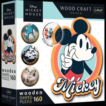 Joc / Jucărie Holz Puzzle 160  Disney - Mickey Maus 